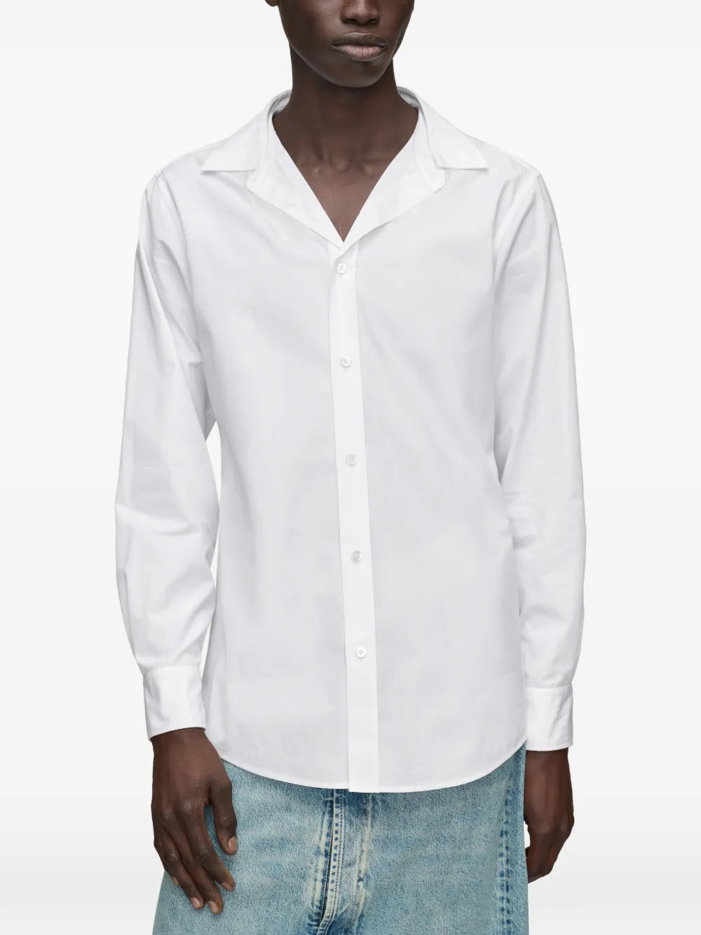 Maison Margiela camisa de algodón - Blanco - imagen 3