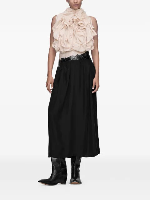 Maison Margiela top con cuello halter - imagen 2