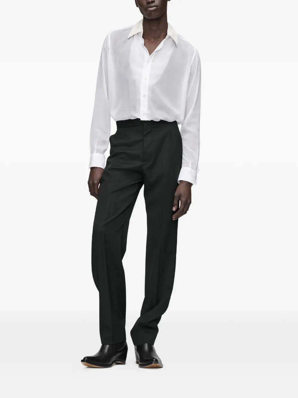 Maison Margiela camisa de vestir cubierta - Blanco - imagen 2