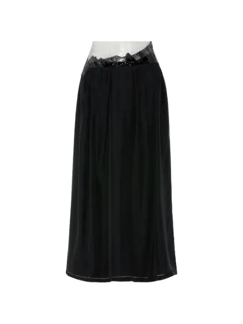 Maison Margiela falda midi con cierre - imagen 1