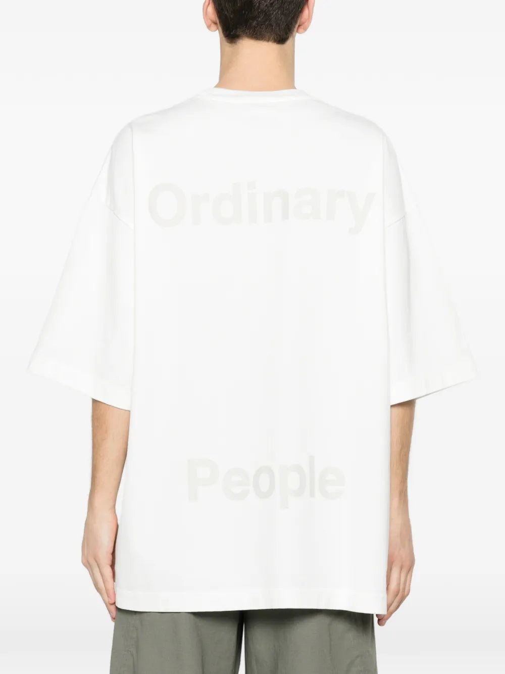 Maison MIHARA YASUHIRO playera con estampado de cebra - blanco