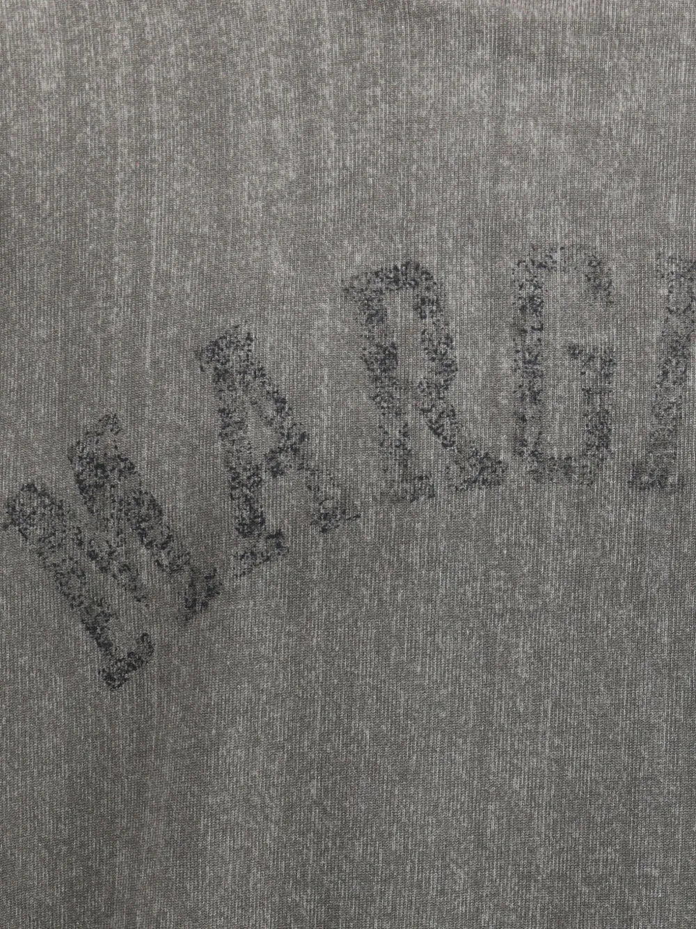Maison Margiela sudadera manga corta con logo estampado - Gris - imagen 3
