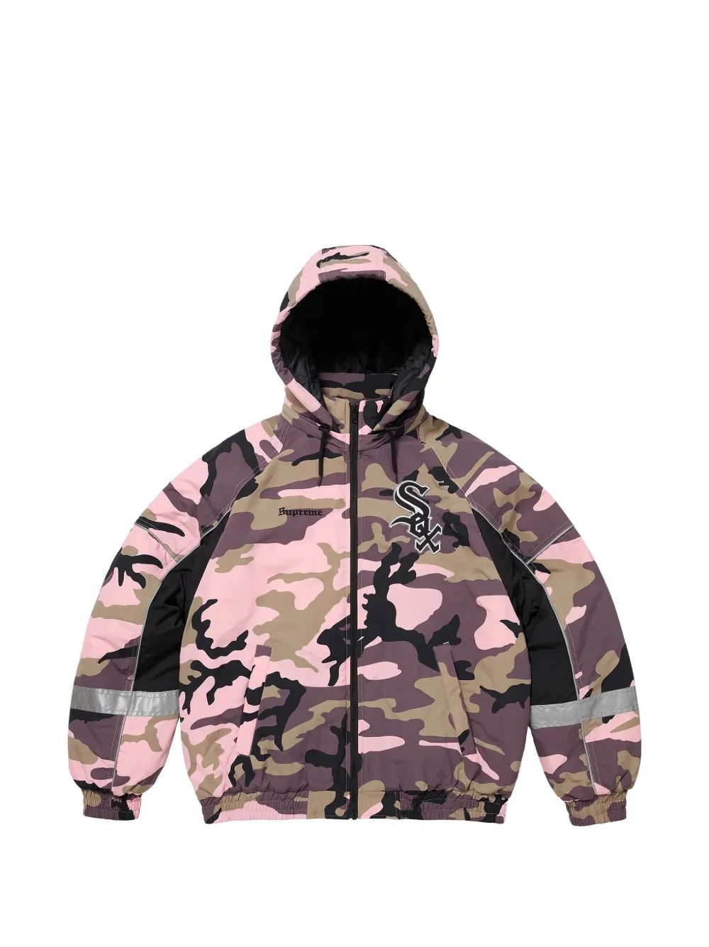 Supreme chamarra con capucha y estampado militar - Neutro - imagen 1