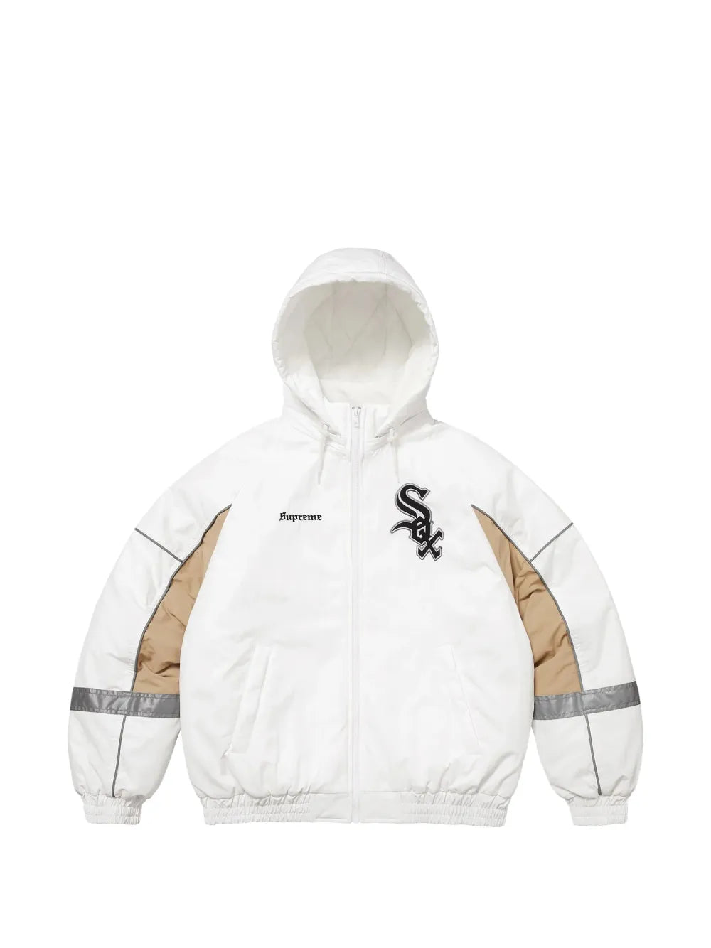 Supreme chamarra con capucha Stadium en colaboración con Chicago White Sox™ - Blanco - imagen 1