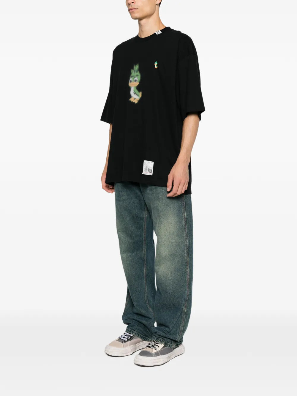 Maison MIHARA YASUHIRO camiseta con estampado Leon - negro