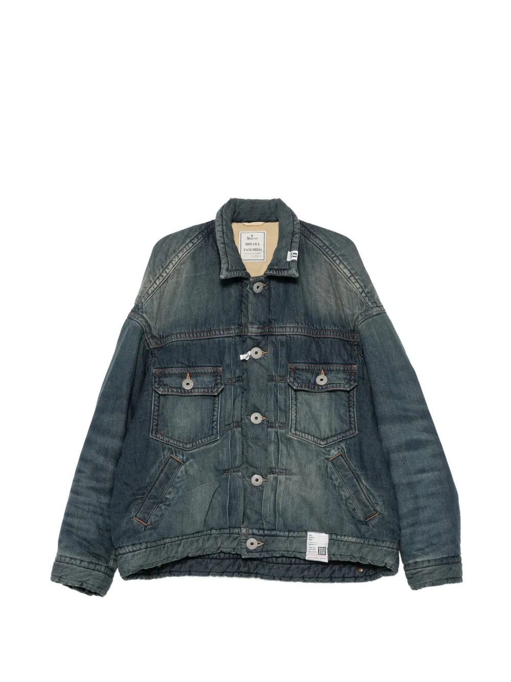 Maison MIHARA YASUHIRO plumífero vaquero - azul