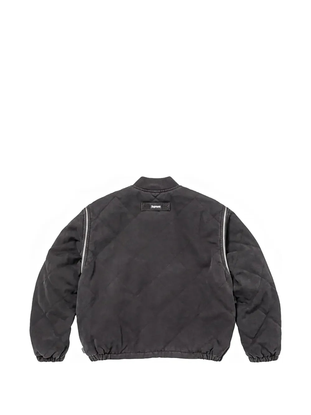Supreme quilted-design bomber jacket - Negro - imagen 2
