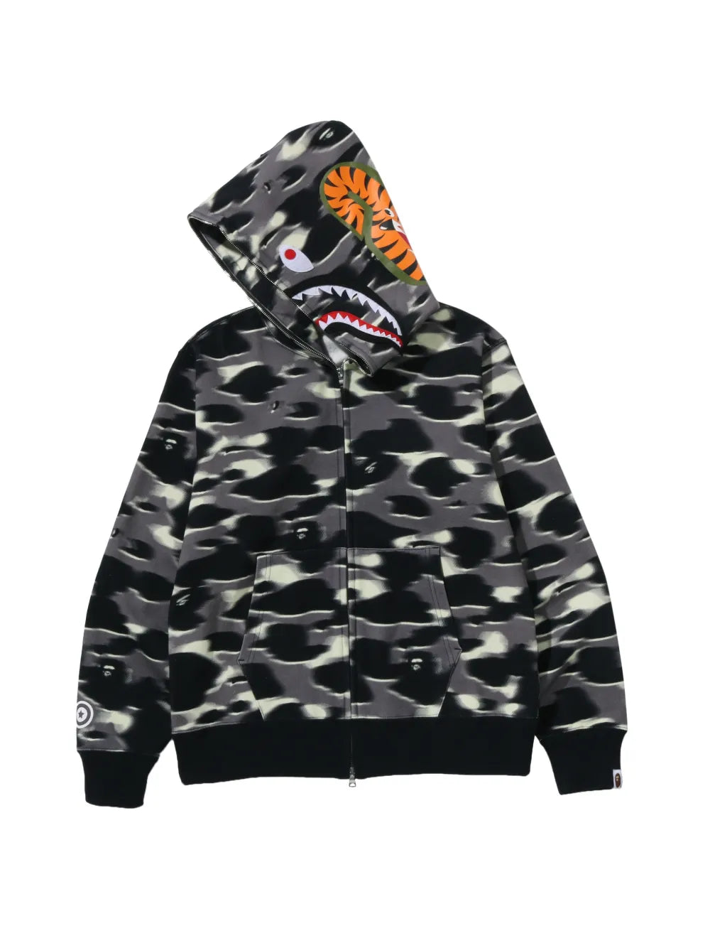 A BATHING APE® hoodie con cierre