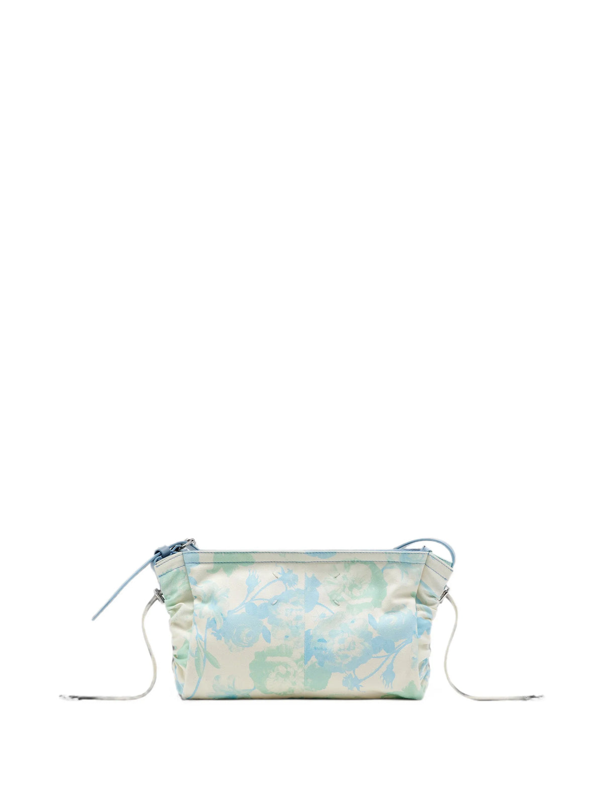 Maison Margiela mochila tipo mensajero con motivo floral - Azul - imagen 2