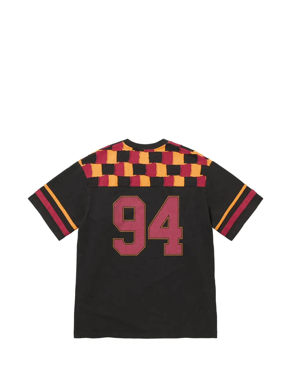 Supreme playera de fútbol con diseño patchwork - Negro - imagen 2