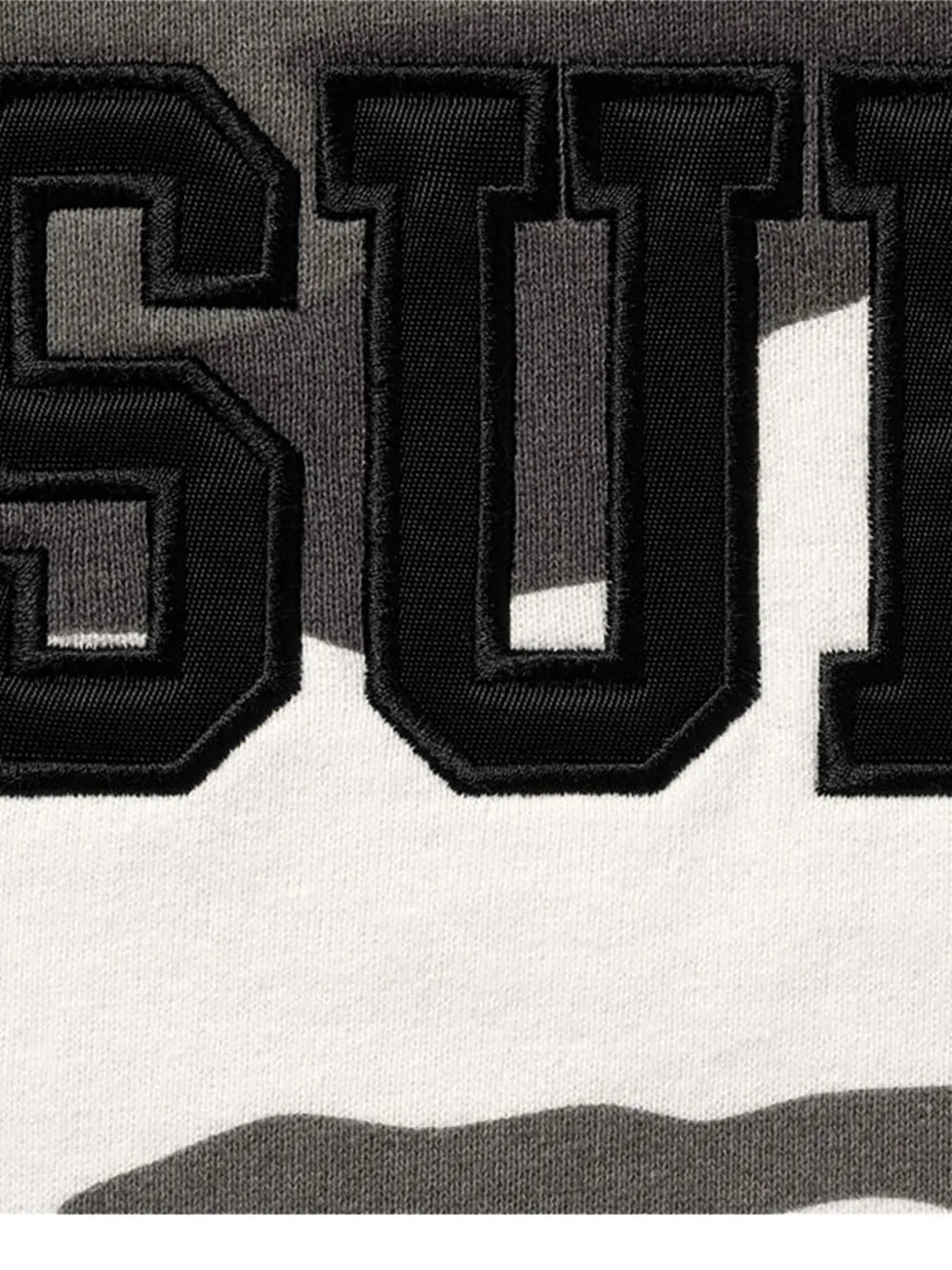 Supreme sudadera con motivo militar y medio cierre - Gris - imagen 2