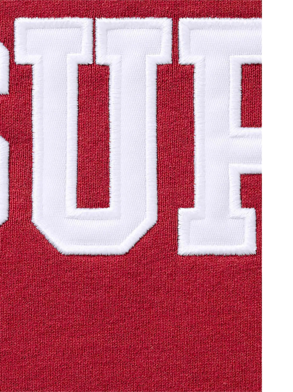 Supreme sudadera con medio cierre y detalle de bandera - Rojo - imagen 2