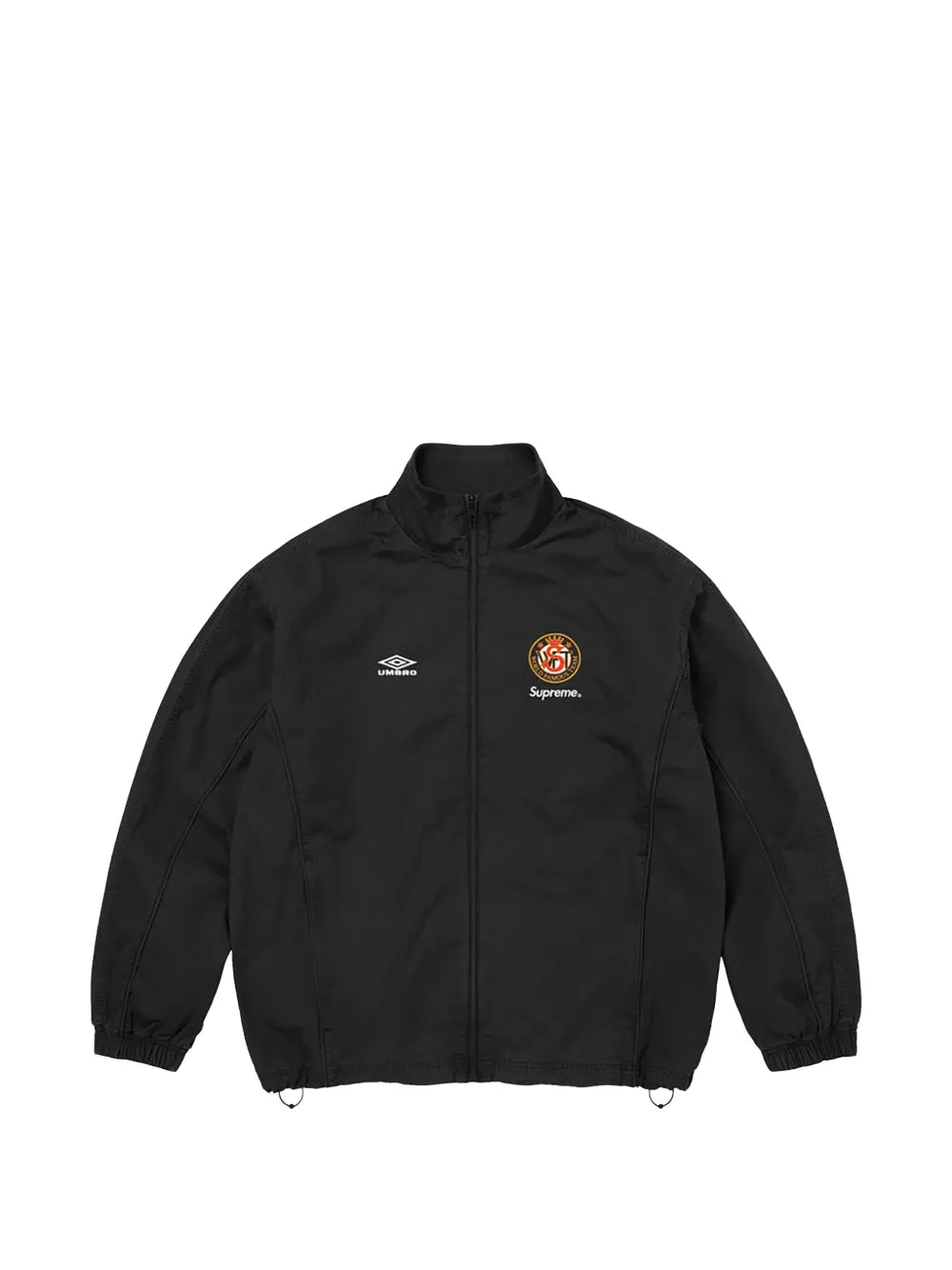 Supreme chamarra deportiva con cierre en colaboración con Umbro - Negro - imagen 1