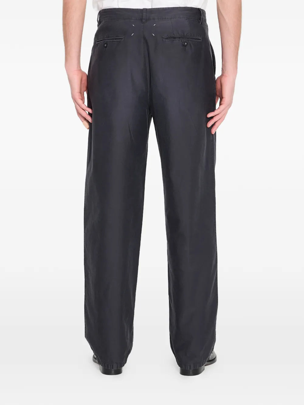 Maison Margiela pantalones anchos con pinzas - Gris - imagen 4