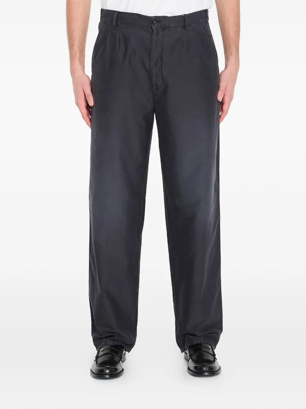 Maison Margiela pantalones anchos con pinzas - Gris - imagen 1