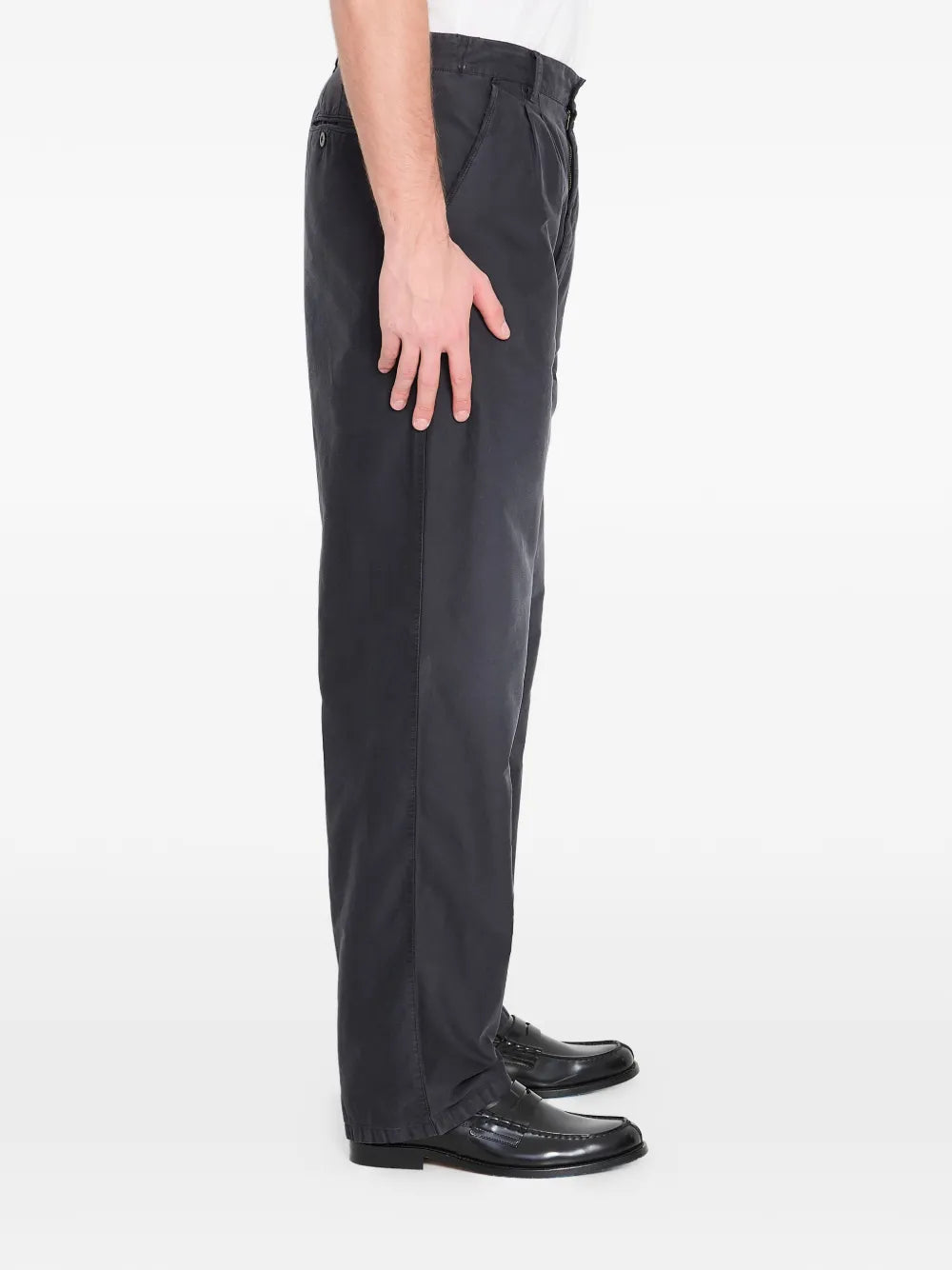 Maison Margiela pantalones anchos con pinzas - Gris - imagen 2