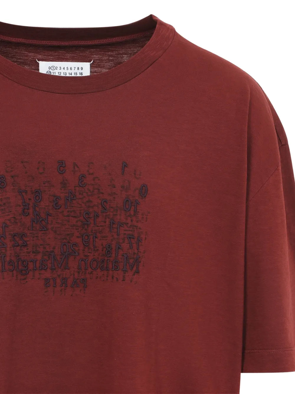 Maison Margiela playera con motivo gráfico - Rojo - imagen 3