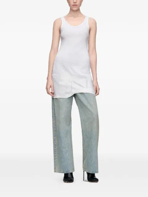 Maison Margiela vestido corto de canalé - imagen 2