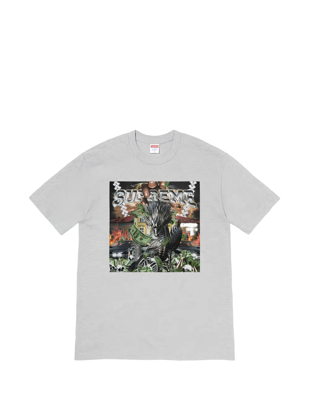 Supreme print-graphic T-shirt - Gris - imagen 1