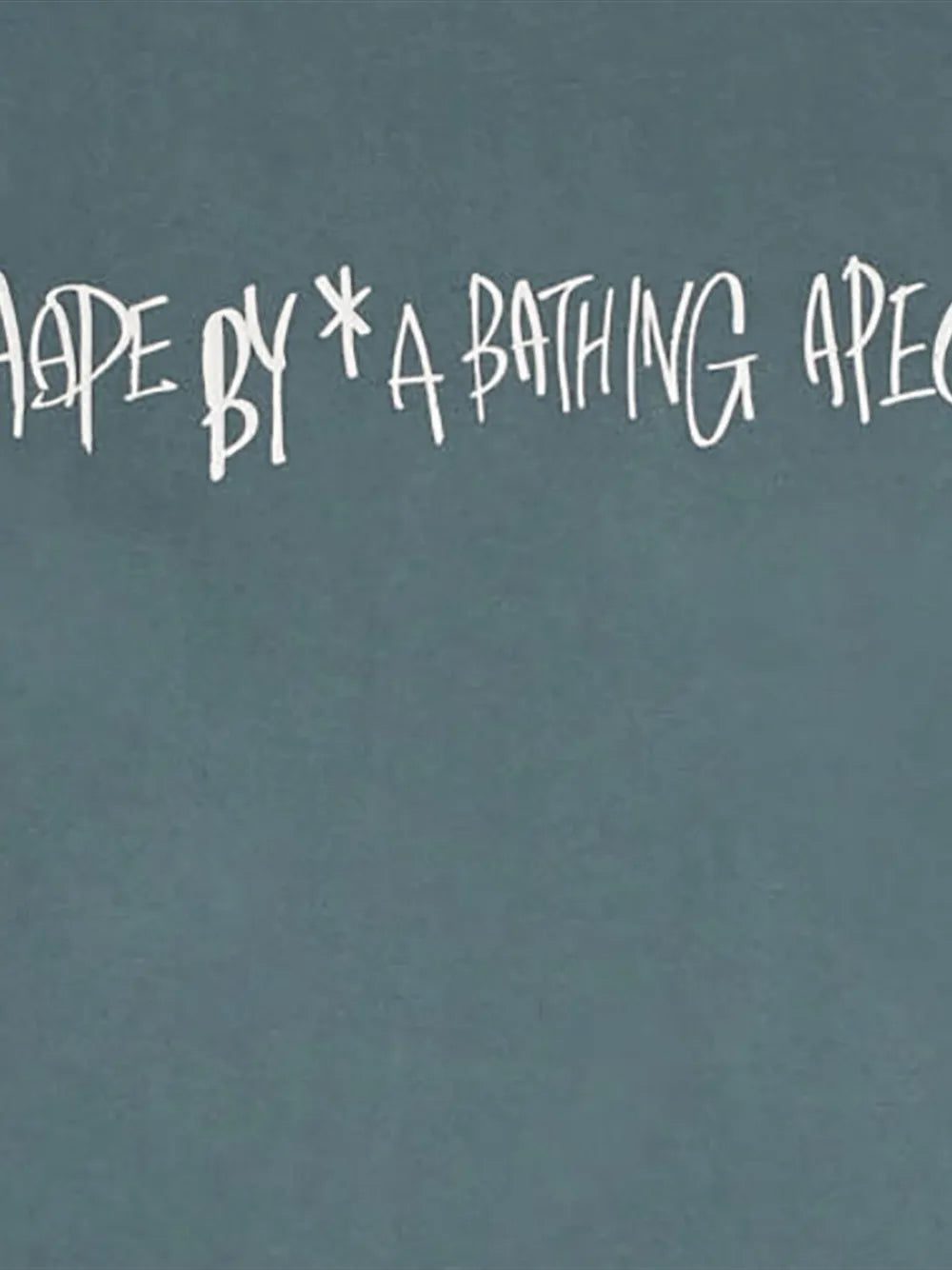 A BATHING APE® sudadera con logo de disco