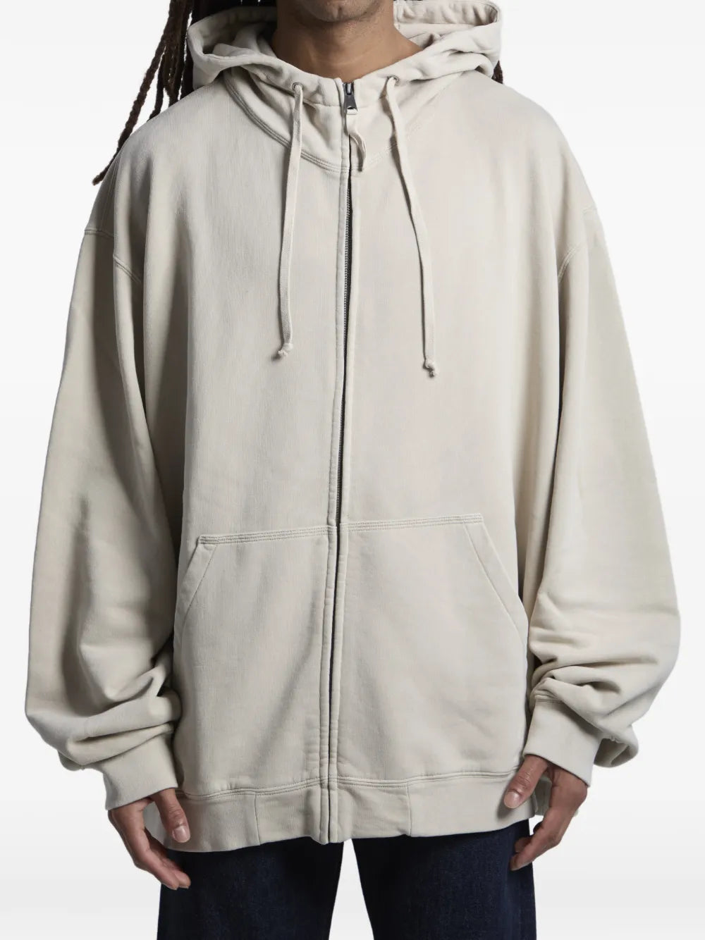 Maison Margiela sudadera con cierre bordado - Neutro - imagen 1
