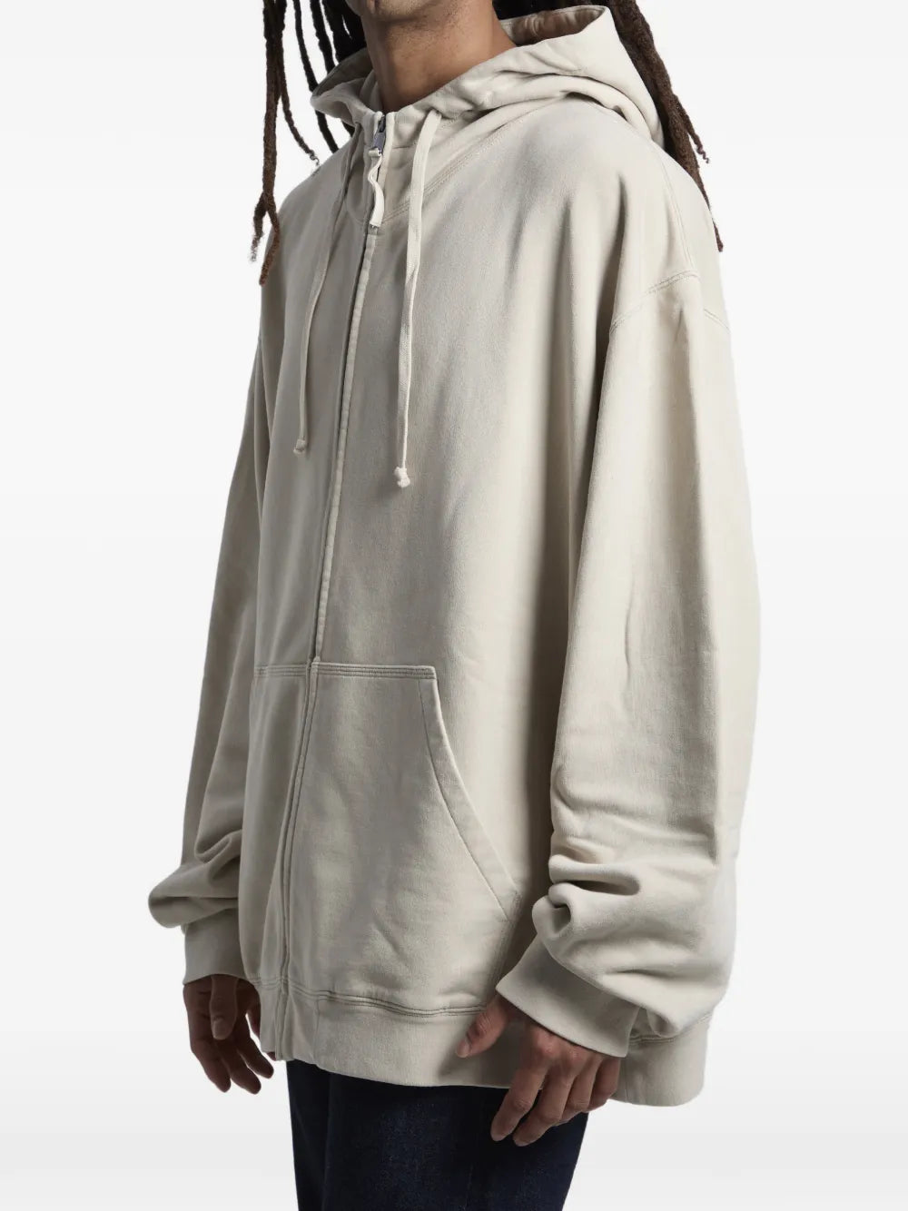 Maison Margiela sudadera con cierre bordado - Neutro - imagen 2