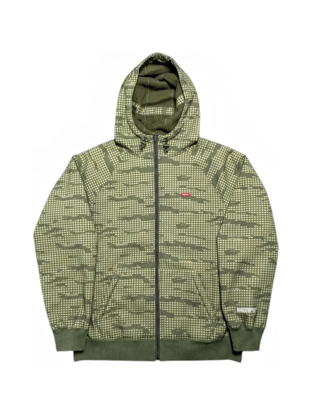 Supreme hoodie Windstopper - Verde - imagen 1