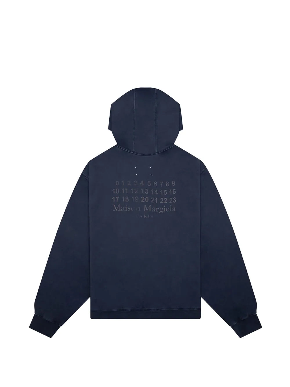 Maison Margiela hoodie con cierre - Azul - imagen 2