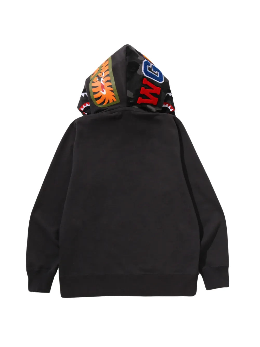 A BATHING APE® hoodie Color Camo Shark con cierre completo