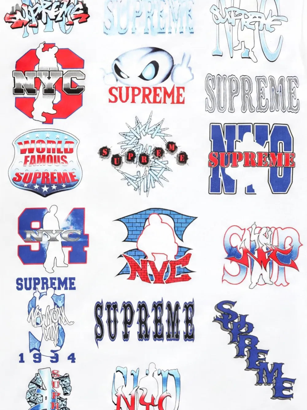 Supreme playera con motivo gráfico - Blanco - imagen 2