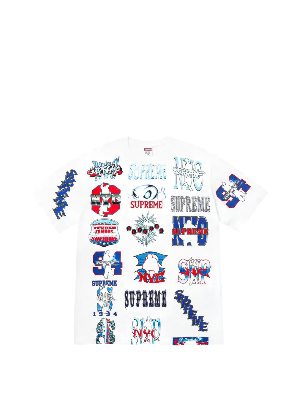 Supreme playera con motivo gráfico - Blanco - imagen 1