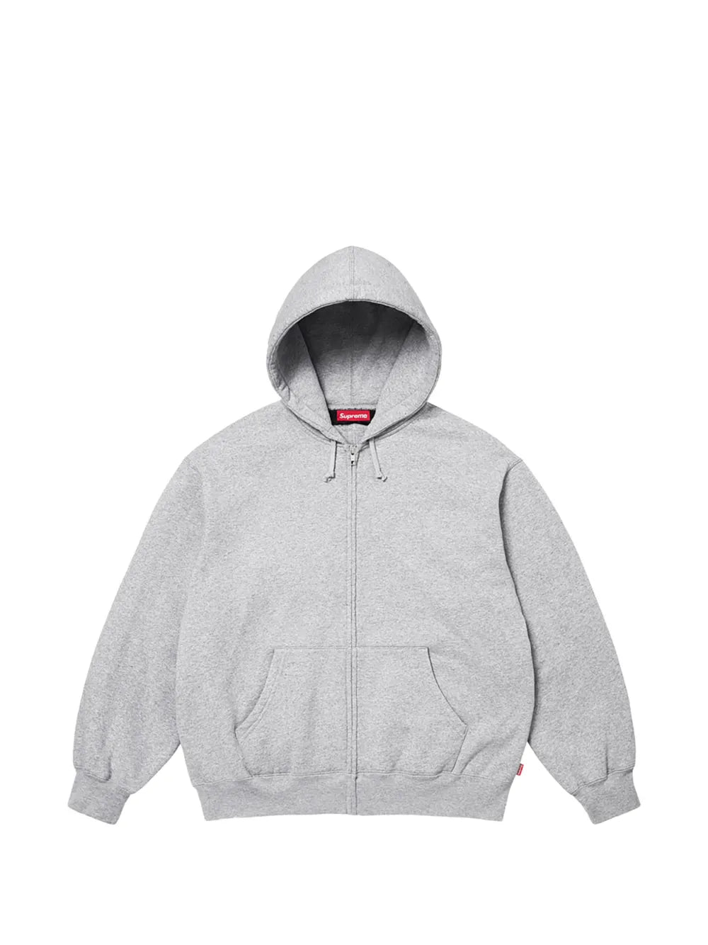 Supreme hoodie con aberturas y cierre - Gris - imagen 1