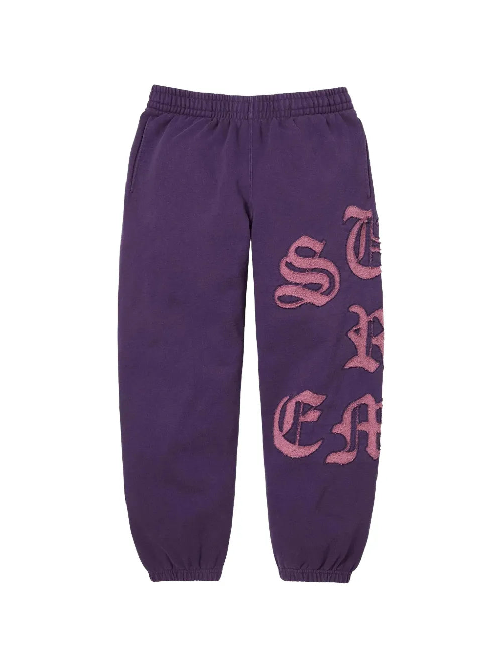 Supreme pants con tobillos elásticos - Morado - imagen 1