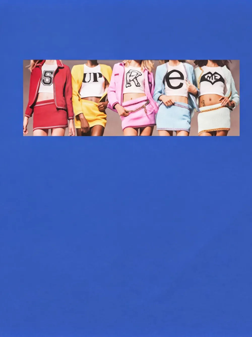 Supreme playera con estampado Girls - Azul - imagen 2
