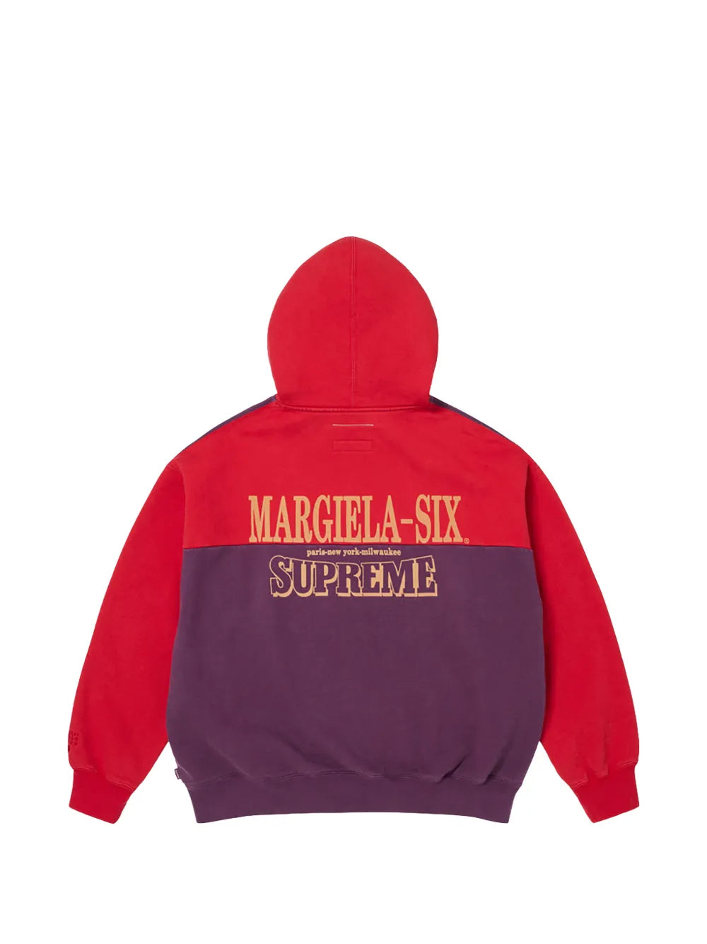 Supreme hoodie con motivo de águila en colaboración con MM6 Maison Margiela - Morado - imagen 2