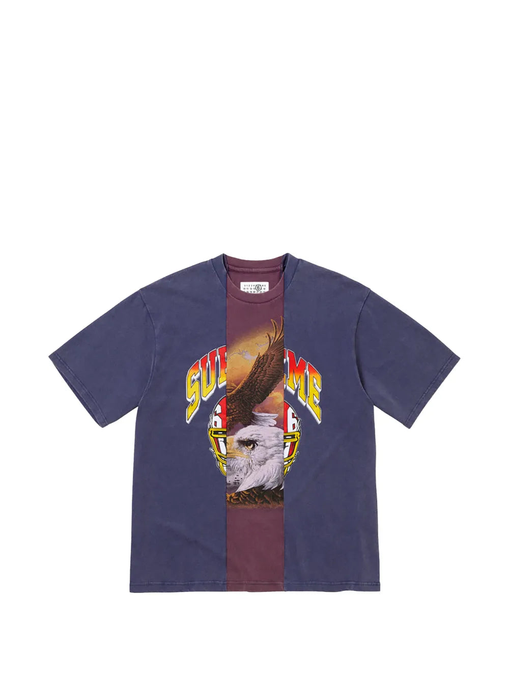 Supreme playera manga corta en colaboración con MM6 Maison Margiela - Azul - imagen 1