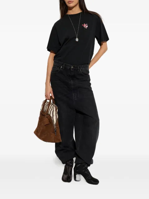 Maison Margiela playera con estampado floral - imagen 2