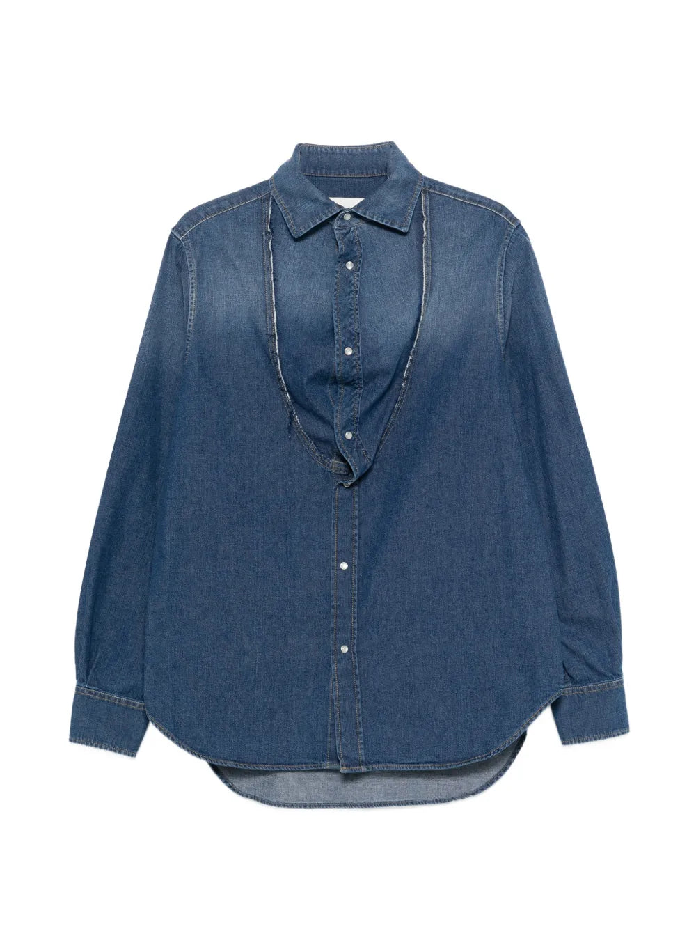 Maison Margiela camisa manga larga con botones - Azul - imagen 1