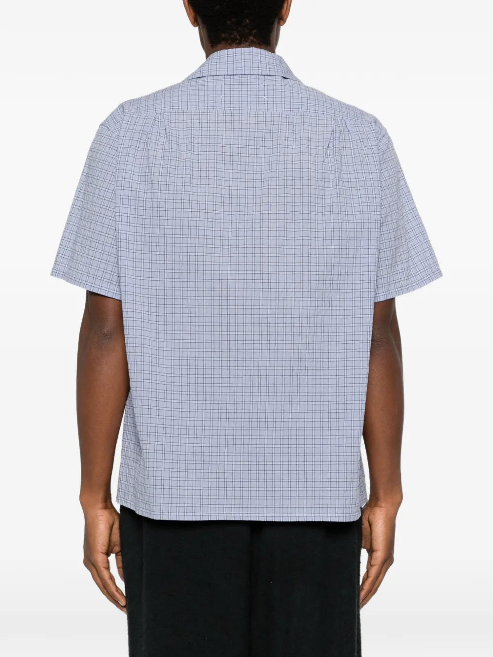 Maison Margiela camisa con motivo de cuadros - Azul - imagen 4