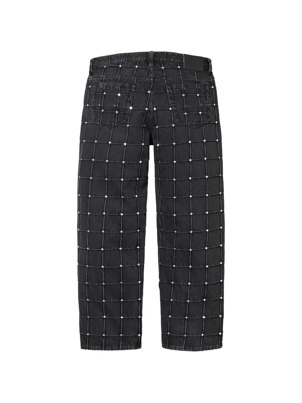 Supreme jeans holgados con apliques - Negro - imagen 2