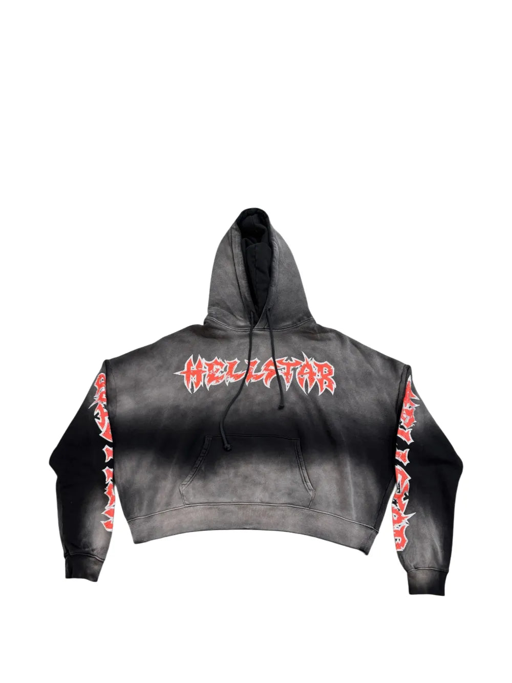 HELLSTAR hoodie con grafiti gris | Farfetch 35209273
