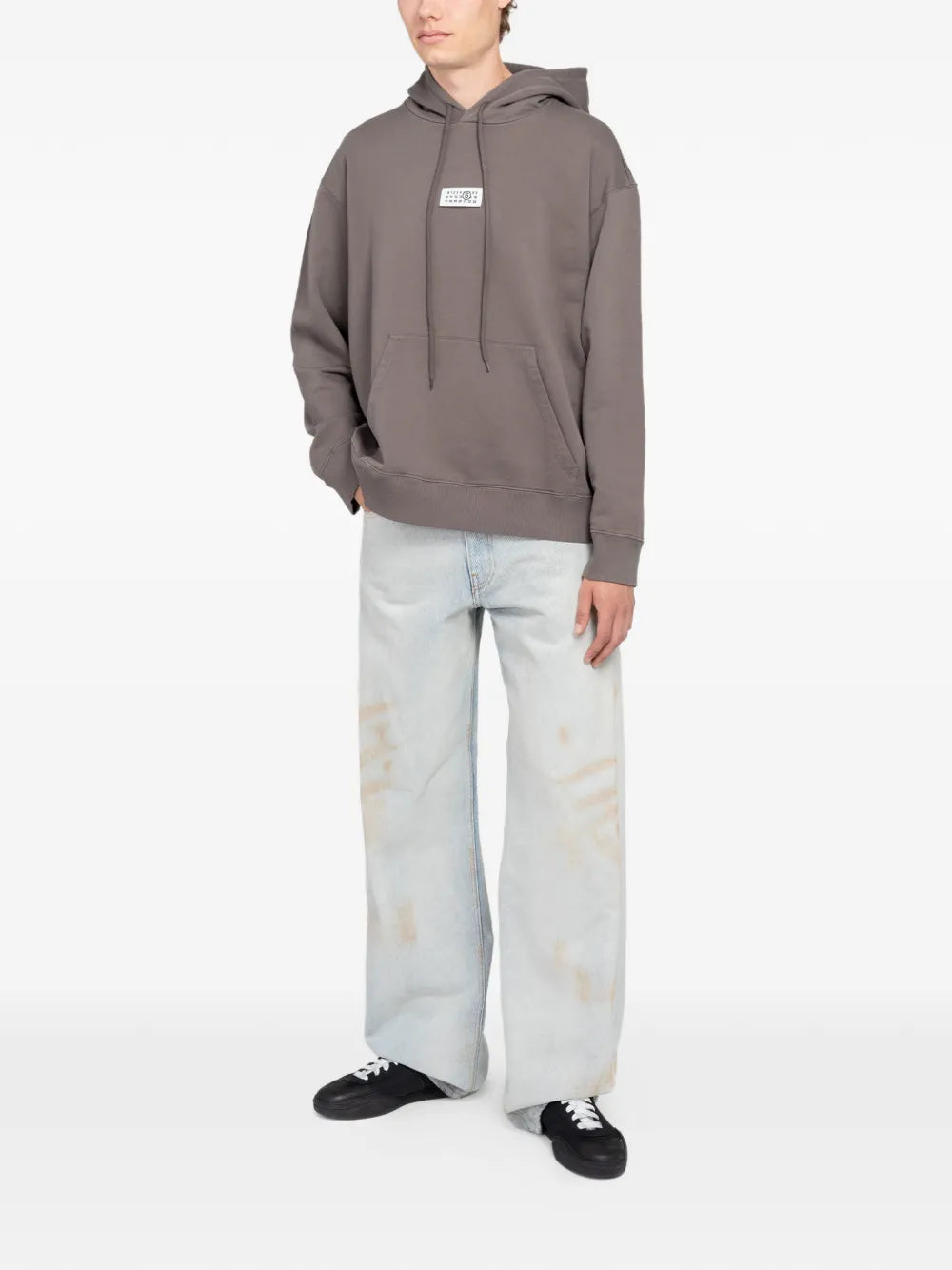 Maison Margiela jeans anchos con efecto desgastado - Azul - imagen 2