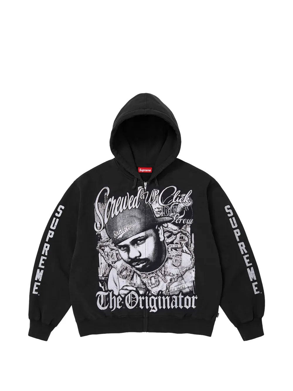 Supreme hoodie DJ Screw - Negro - imagen 1