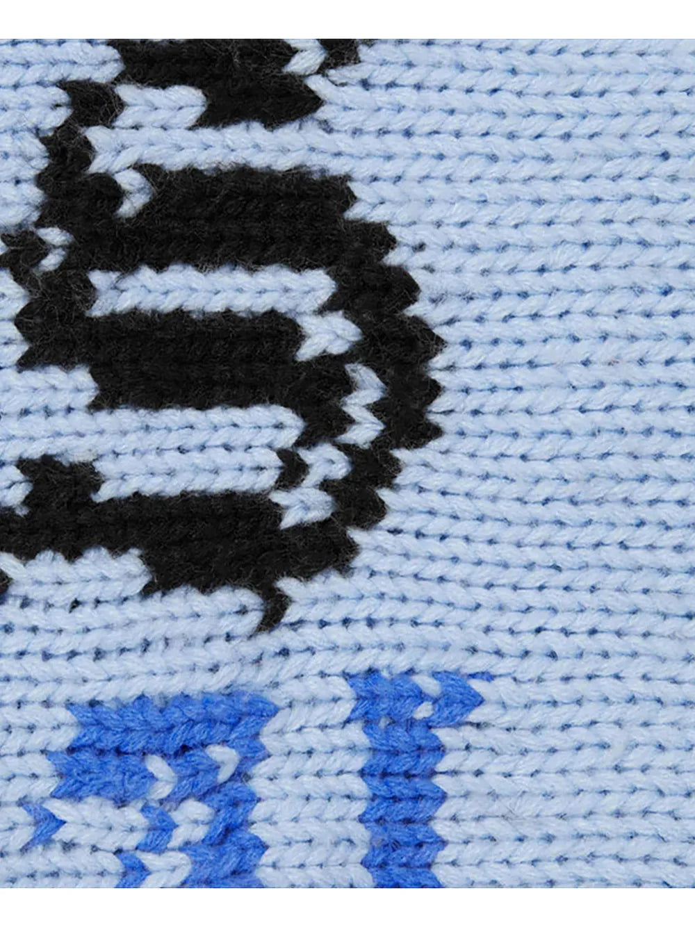 Supreme suéter Old English en intarsia - Azul - imagen 2