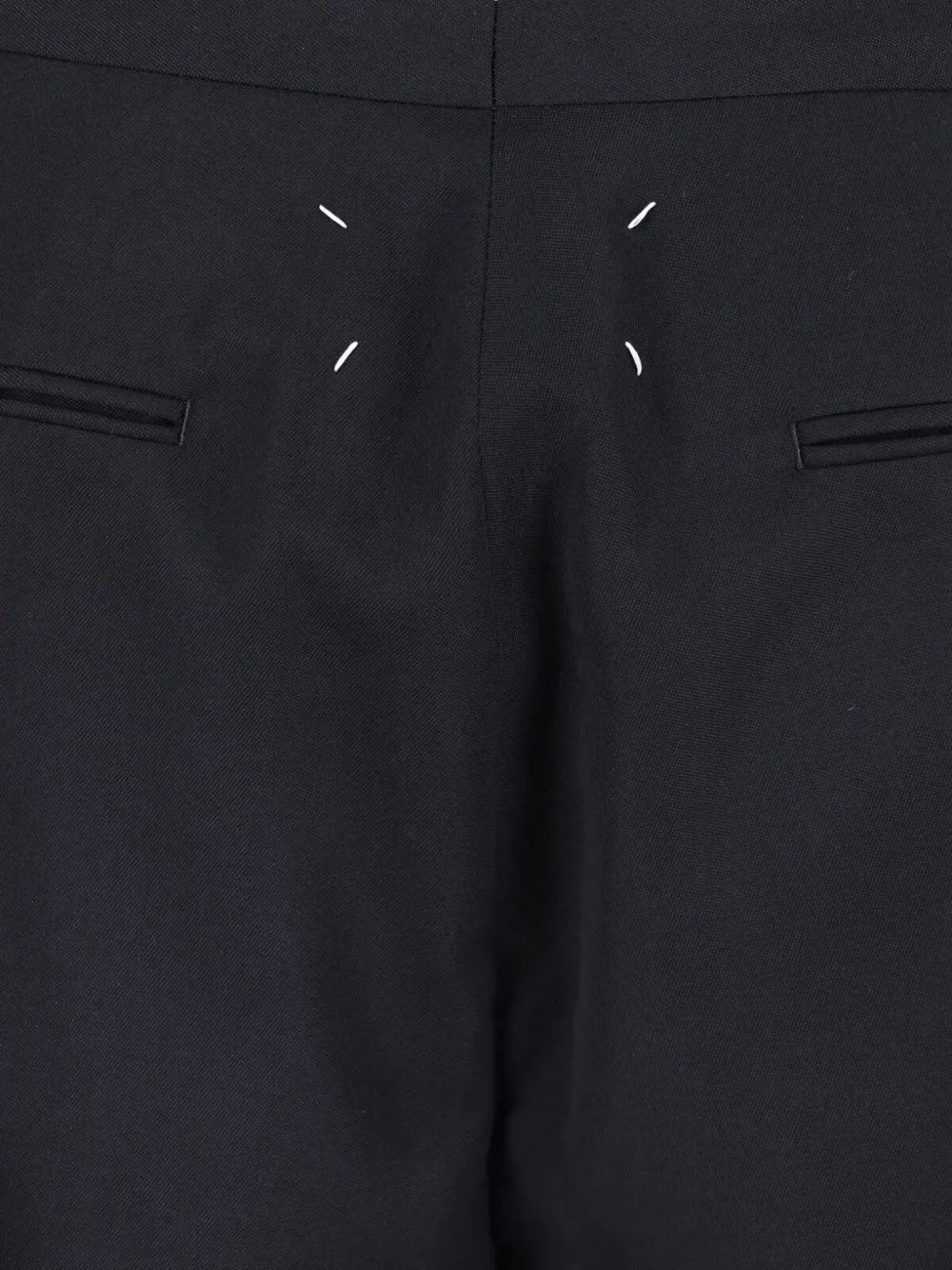 Maison Margiela pantalones de lana - Negro - imagen 4
