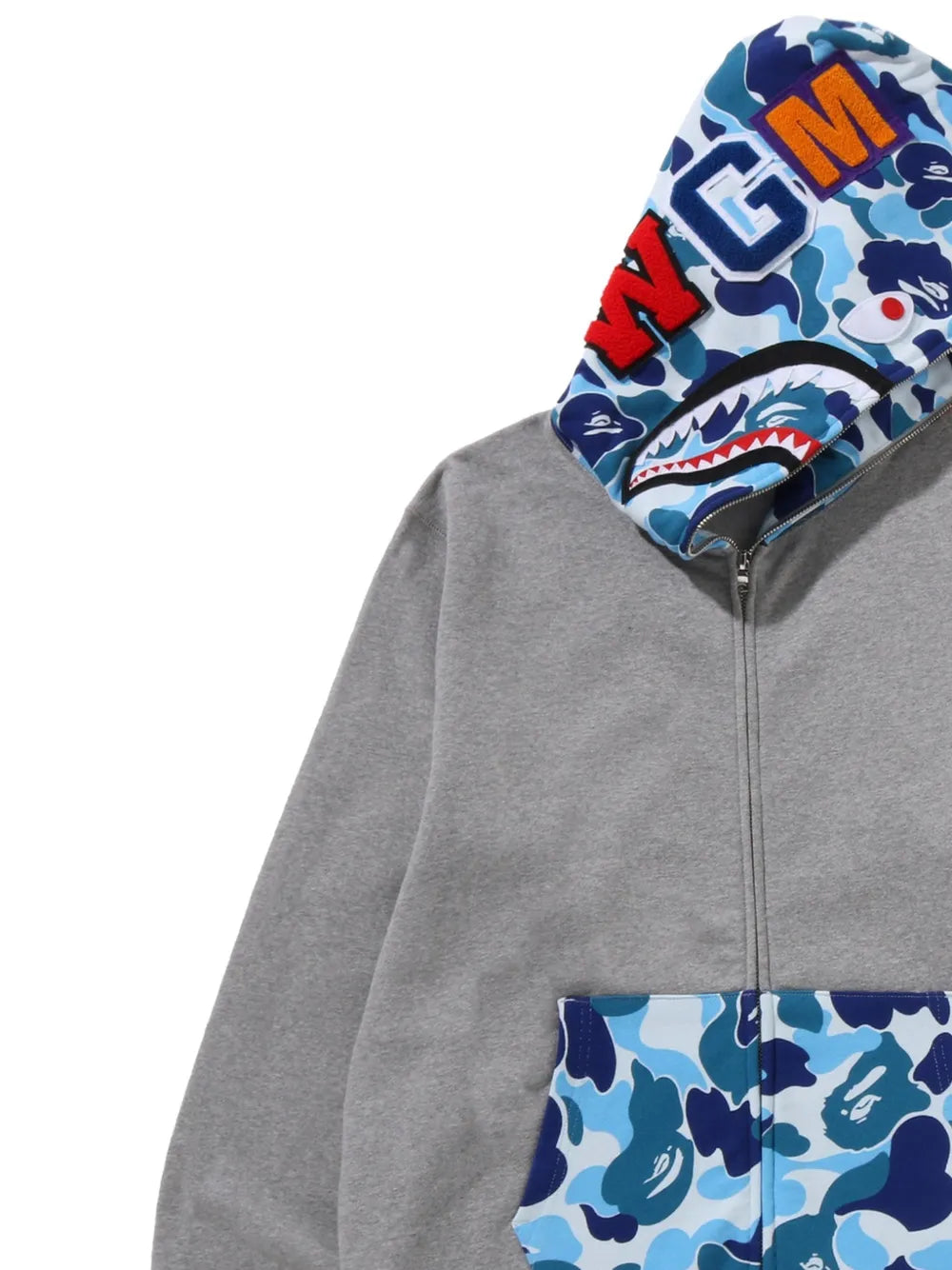 A BATHING APE® hoodie con estampado Shark Camo