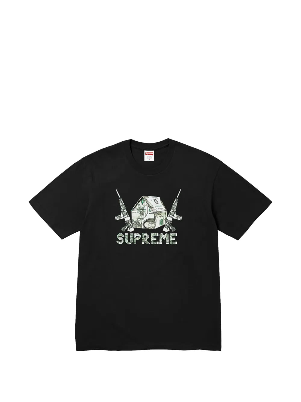 Supreme playera con estampado Origami - Negro - imagen 1