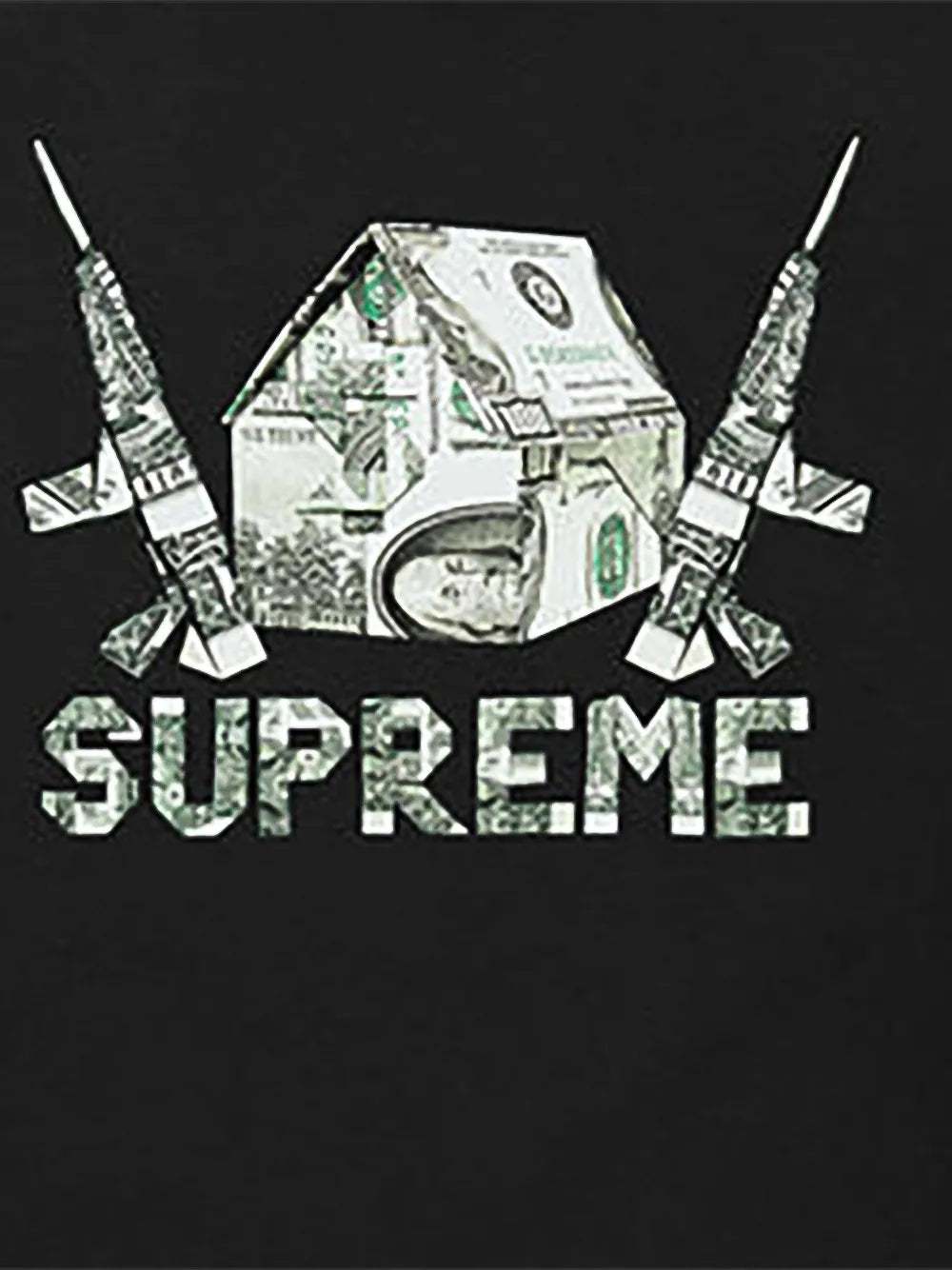 Supreme playera con estampado Origami - Negro - imagen 2