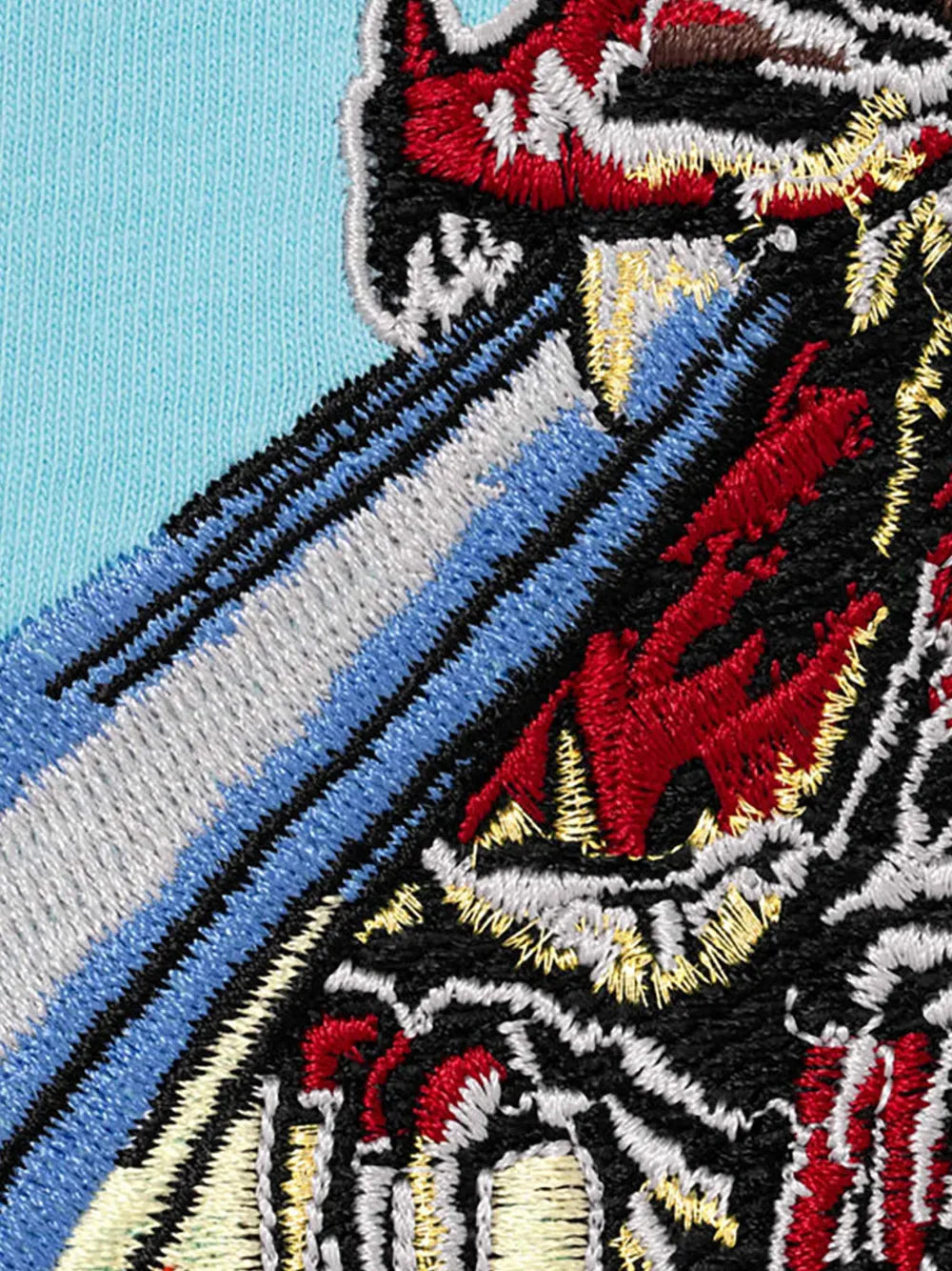 Supreme playera con bordado Monster - Azul - imagen 2