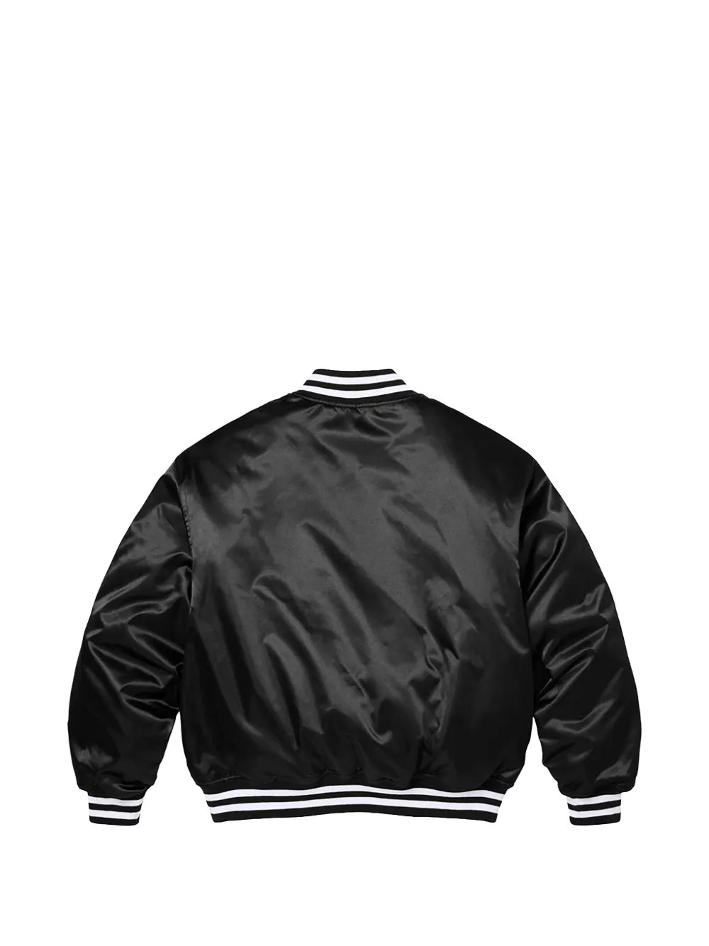 Supreme chamarra universitaria satinada en colaboración con Champion® - Negro - imagen 2